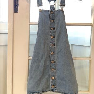 BARELY WORN! Forever 21 Jean Overall Dress